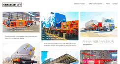 Desktop Screenshot of chinaheavylift.com