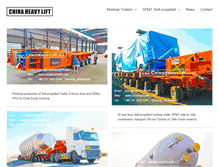 Tablet Screenshot of chinaheavylift.com